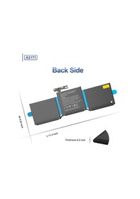 Resim Apple Uyumlu MacBook Pro A2159 Emc 3301 A2171 2019 Notebook Bataryası, Laptop Pili / Rml-043 