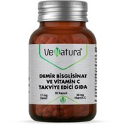 Resim VENATURA Demir Bisglisinat ve Vitamin C Takviye Edici Gıda 90 Kapsül 