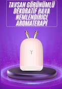 Resim gizmurstore Aromaterapi Hava Nemlendirici Dekoratif USB Şarjlı Tavşan Nemlendirici 