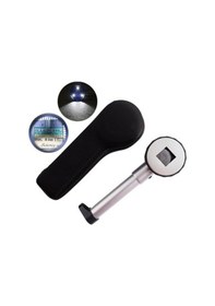 Resim Zcjb Kolu Büyüteç 10x Dermatoskop Ölçü Ölçeği Led Işık İle Net Görüş Sevıch -121976 