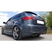 Resim Audi A3 8p Arka Tampon Eki 2006-2012 Arası 2 Kapı Arka Ek Boyasız 