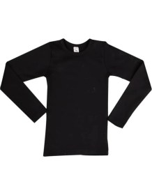 Resim Kota Kız Çocuk Siyah Termal Bady 2005 %64 Polyester Uzun Kollu Esnek İçlik 