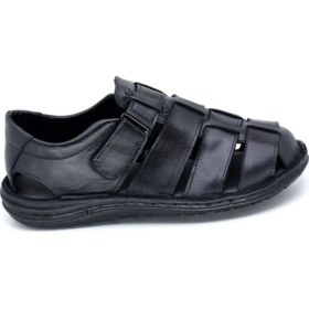 Resim Punto 476424 Doğal Deri Anatomic Rahat Kapalı Sandalet 