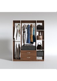 Resim Kenzlife giysi dolabı orhan 175*120*40 cvz gardırop 2 çekmeceli 