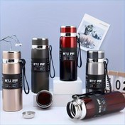 Resim 1000ml/800ml Gradient Renkli Paslanmaz Çelik Vakumlu İzoleli Bardak - Büyük Kapasiteli Seyahat Bardağı, Açık Hava Sporları Su Şişesi, Sap ve Kapak ile, BPA İçermez, Sadece Elde Yıkama, Gradient Renk, Seyahat Bardağı | Gradient Tasarım | Dayanıklı İçecek Ekipmanı, Seyahat Bardağı 