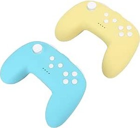 Resim Çift Titreşimli Bluetooth Gamepad Gamepad, Rahatlama, Eğlence, Switch Pro Mini Kavrama Kolu için, NS Lite Çift Titreşim için (Yeşil+sarı) 