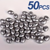 Resim 50 adet Zeytin Şekilli Boş Kurşun Ağırlıkları, Balıkçılık Hattı için Oluklu 3-20g Alaşımlı Batırıcılar, Tatlısu ve Tuzlu Su için Dayanıklı Gri Metalik Balıkçılık Aksesuarları, Tuzlu Su Batırıcıları | Oval Şekilli Batırıcılar | Üniform Tasarım, Balıkçılık İçin Batırıcılar, Noel İçin En İyisi 