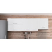 Resim Minar 235 cm Mutfak Dolabı Beyaz 235-B7-ÜST Modül 