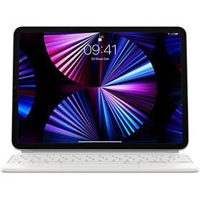Resim Apple Magic Keyboard MJQJ3TQ/A 11" iPad Pro 1. 2. Ve 3. Nesil iPad Air 4. Nesil Uyumlu Türkçe Q Klavye Beyaz 