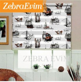 Resim Zebraevim Istanbul Zebra Stor Perde (41662096) 