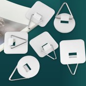 Resim 10/20 adet Plastik Duvar Resim Çivileri, Kendiliğinden Yapışan Plaka Askıları, Görünmez Fotoğraf Tutucuları, Paslanmaz, Klasik Stil, Ev & Mutfak Duvar Dekoru, Banyo Aksesuarları, Kullanışlı Çiviler 