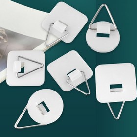 Resim 10/20 adet Plastik Duvar Resim Çivileri, Kendiliğinden Yapışan Plaka Askıları, Görünmez Fotoğraf Tutucuları, Paslanmaz, Klasik Stil, Ev & Mutfak Duvar Dekoru, Banyo Aksesuarları, Kullanışlı Çiviler 