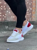 Resim Wagoon WG063 Beyaz Kırmızı Triko Erkek Spor Ayakkabı 