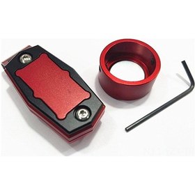 Resim Yaozixa Magneetik Metal Bilardo Koku Tutucu - Kırmızı + Siyah Dairesel Tasarım, Sağlam Tutma Ve Oyun Alanı Düzeni, Pratik Aksesuar 