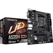 Resim Gigabyte A520M-S2H 5000 MHz DDR4 M.2 PCIe NVMe HDMI DVI AM4 mATX Anakart 