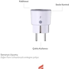 Resim Karokstore Wi-Fi Akıllı Priz (16A) 