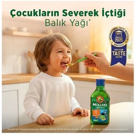 Resim Möller's Omega-3 Balik Yagi Surubu Limonlu 150 Ml 3 Adet 