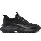 Resim Derimod Erkek Siyah Bağcıklı Nubuk Deri Sneaker 24WFD6505V3 