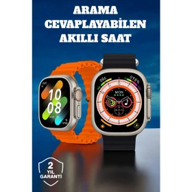 Resim Zengezur Kablosuz Şarjlı, Çağrı ve Müzik Kontrolü Sağlayan Akıllı Saat 