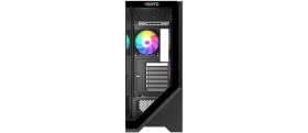 Resim Powermaster Vento VG4202FL 750W 80+ Br Gen5 4X12CM Rgb Fan E-Atx Temperli Cam 2xusb2.0/1xusb3.0 Siyah Gamıng Kasa 