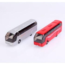 Resim WELLY 2'li Neoplan Starliner Metal Çek Bırak Otobüs Seti 