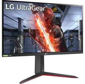 Resim LG 27GN65R-B:27 Inç 1 Ms (Gtg At Faster) Gsync Freesync 144hz Fhd IPS Gaming Monitör Siyah 