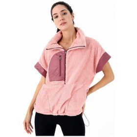 Resim Scorp Flame Kadın Peluş Yelek Pembe Standart Çok Renkli 
