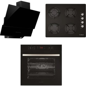 Resim Alveus Platinum ALV MFA 627 - ALV GLS 640 - ALV MOD 3000 Beyaz Ankastre Set 