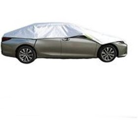 Resim Genel Markalar Araç Buz Kar Güneş Koruyucu Yarım Branda Araba Oto Kar Buz Önleyici Ön Yan Cam Koruyucu Örtü Hb 