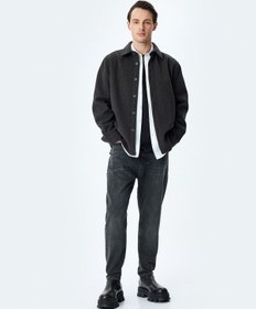 Resim Koton Cepli Normal Bel Loose Fit Jean Pantolon - Steve Jean Gri 5wam40105ıd Gri 