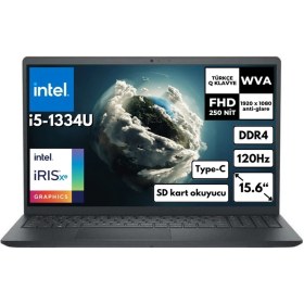 Resim Dell Inspiron 3530 I35303401UAT11 i5-1334U 24 GB 256 GB SSD Iris Xe Graphics 15.6" FHD Free Dos Dizüstü Bilgisayar 