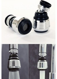 Resim Tasarruflu Fonksiyonlu Musluk Başlığı Yağmurlama Perlatörlü 