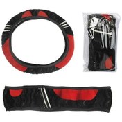 Resim Gri Inne Peluş Olmayan Araç Direksiyon Simidi Kapağı 