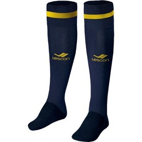 Resim Lescon La-2172 Lacivert Sarı Futbol Çorabı 40-45 Numara 