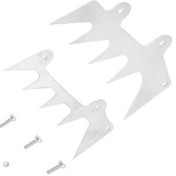 Resim Geeroyoo Stihl Ms360/ms390/ms361/ms362/ms380/ms381 İçin Dayanıklı Çelik Tampon Pala Çivi Takımı 2 Adet Çivi + 4 Vida + 4 Kapak 