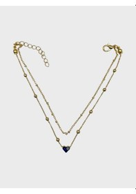 Resim Arnes Jewelry Çelik Nazar Boncuklu Halhal Ar587nes Gold 
