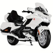 Resim 1/12 Ölçeği 2020 Honda Altın Kanat Beyaz ABS Motosiklet Modeli - Tutkunlar İçin Koleksiyon, Ev/Ofis/Eğitim Dekoru, Mükemmel Hediye, Motosiklet Koleksiyonu | Detaylı El Sanatları | Dayanıklı ABS Malzeme, Motosiklet Aksesuarları 