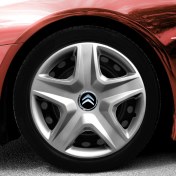 Resim Citroen Bx 16 Inç Jant Kapağı Amblemli Gri 4'lü Set 120 