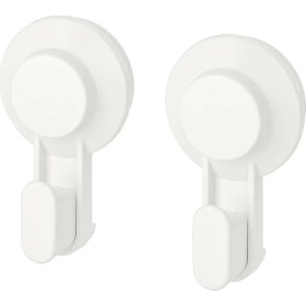 Resim Tısken Vantuzlu Kanca, Beyaz (2'li Paket) 
