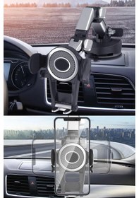 Resim Vos Versa Teleskopik Vantuzlu Uzun Gövde Araç İçi Telefon Tutucu Vve1011 