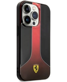 Resim İphone 14 Pro Max Uyumlu Kılıf Ferrari Gradient Baskılı Dizayn Kapak 