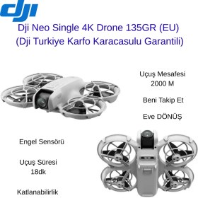 Resim Dji Neo Single 4K Drone 135GR (Eu) (Dji Turkiye Karfo Karacasulu Garantili) 