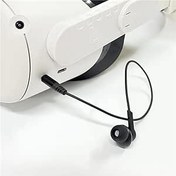 Resim Meta Quest 3 için VR Kulaklıklar, VR Gürültü İzolasyonlu Kulak İçi Kulaklıklar, VR Kulaklık Aksesuarları, Sürükleyici Ses Deneyimi, 3.5mm 