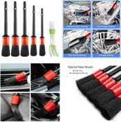 Resim caraks Araç İçi Torpido ve Genel Temizleme Fırçası Çok Amaçlı Araç İçi Genel Temizleyici 6 Parça SET 