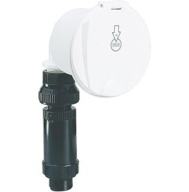 Resim Case w/Fr. Water Inlet, w/Lid, Elbow Conn. White 