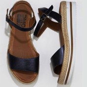 Resim Bueno Shoes Lacivert Parlak Deri Kadın Düz Sandalet 01wq1612 