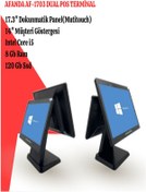 Resim AFANDA 17.3" Dokunmatik 14" Müşteri Ekranlı I5 Işlemci , 8 Gb Ram , 120 Gb Ssd Li Pos Bilgisayar 