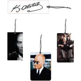 Resim 1001MODEL En Çok Sevilen Atatürk Serisi Oto Kokusu ve Oto Aksesuarı 