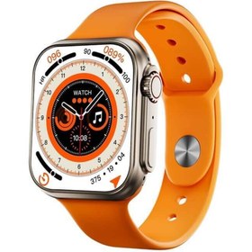 Resim GS Ultra 8 Max 45mm Kordon Kilitli Watch 8 Ultra 2.08 Ekran Akıllı Saat - Konuşma Özellikli 