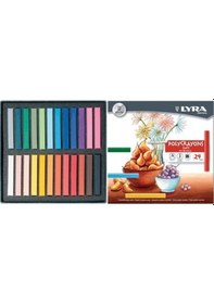 Resim Lyra Polycrayons Soft - Toz Pastel 24 Renk 